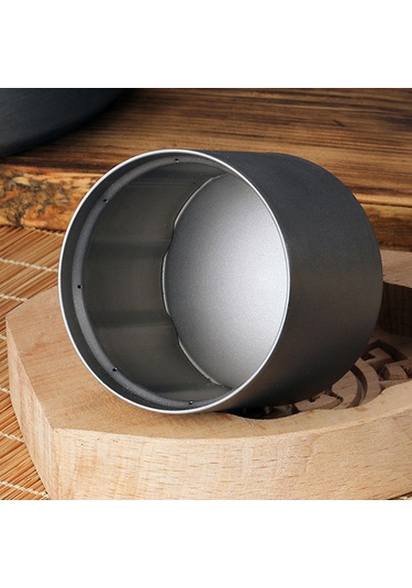 Teltree Titanyum Alkol Ocak Ve Çapraz Ayaklı Tutucu Seti - 100ml Kapasite, 0.5mm Kalınlık, 5kg Yüke Dayanır Çok Renkli