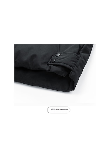 Büyük Beden Yeni Kışlık Erkek Pamuklu Dolgulu Ceket Yeşil