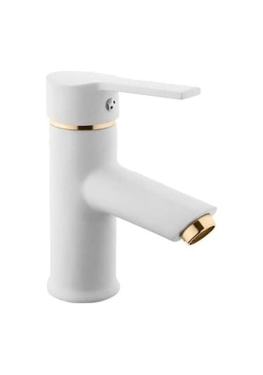 Sardıcı Argus Serisi Lavabo Bataryası Altın - Beyaz