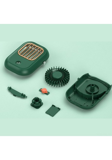 Padalink Boyun Bağlı Taşınabilir Fan, 3 Hız Ayarı, 10 Saat Kullanim Süresi, Hafif Abs, 1800mah Pil