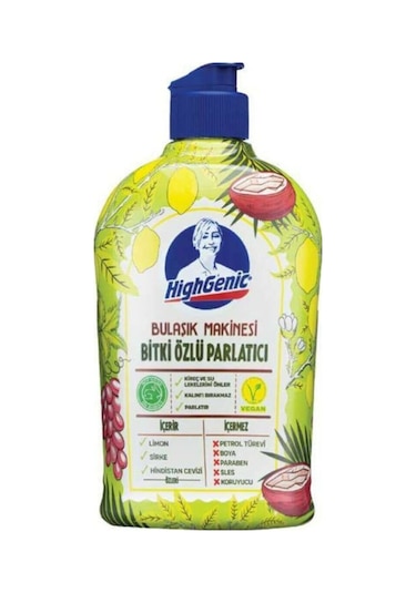 Highgenic Bitki Özlü Bulaşık Makinesi Parlatıcısı 500 ML