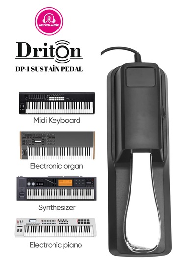 Driton Dp-1 Piyano Org Klavye De Kullanılan Profesyonel Siyah Sus