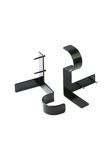 Pazly Evrensel Çift Perde Askısı - Sağlam Metal, 20kg Kapasiteli, 2 Adet