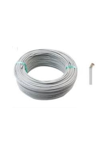 Han Nyaf-0.34-by ,beyaz 0.34mm² 1-damar/çok Telli 1-mt Nyaf Kablo