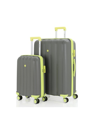 Mçs Polipropilen 2li Valiz Seti Büyük & Kabin V305 S21yy1000077-set 00432 2'li Set Çok Renkli