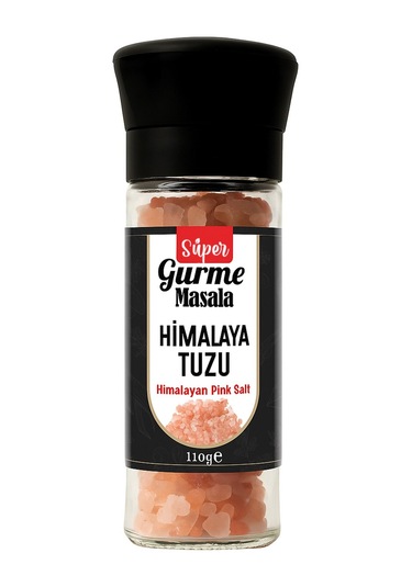 Pembe Himalaya Tuzu 110 G -değirmen Kapaklı Pink Himalayan Salt