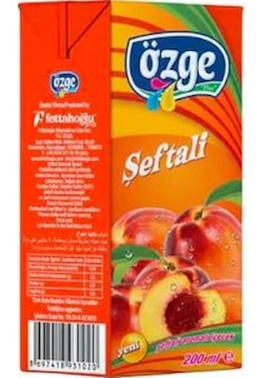 Özge Şeftali Suyu 27 x 200 ML