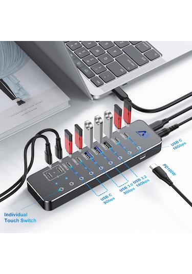 Uhh03-017 Apollobell 10 Port Usb 3.0 Hub