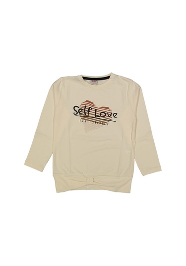 Kız Çocuk Mevsimlik Self Love Baskılı Sweatshirt Bgl-st03646 001