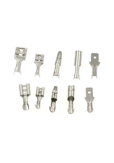 Kosona 150 Adet Soğuk Presli Terminal Seti - 6.3/4.8/4/2.8mm Erkek/dişi Tak Ve Çık Bağlantı Terminaleği Kutulu