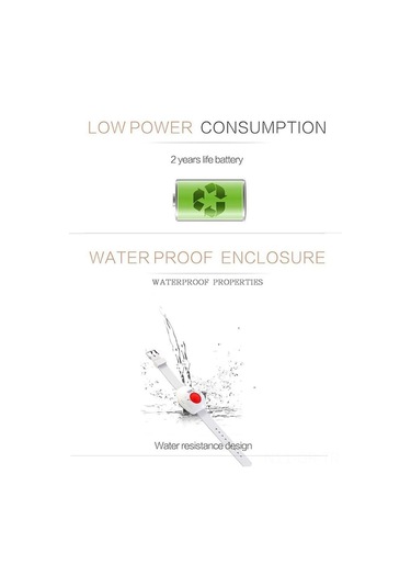 Singree Yaşlılar İçin Acil Durum Butonlu Kablosuz Alarm Bilekliği - 315mhz Rf, 100m Menzil