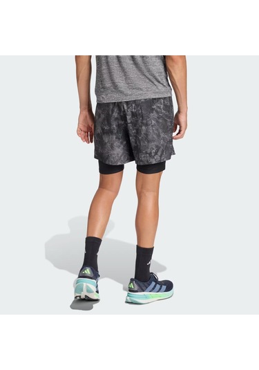 Adidas Own The Run Spray Dye 2-ın-1 Erkek Şort C-adıjn9680e50a00 Gri