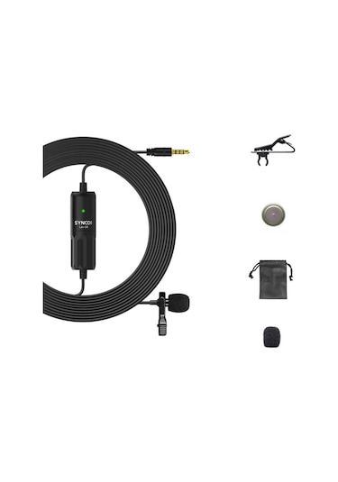 Synco S8 Lavalier Canlı Kablolu Mikrofon