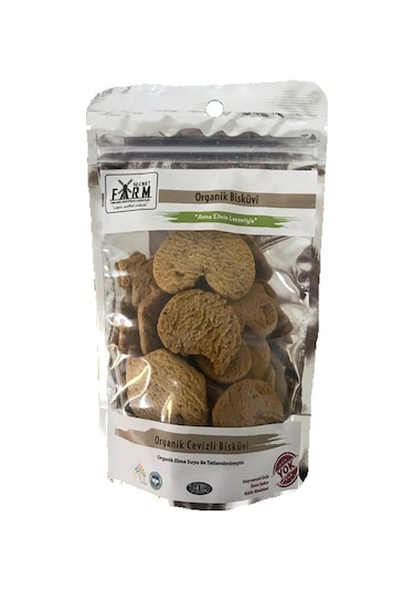 Secret Farm Organik Cevizli Bisküvi 65 G