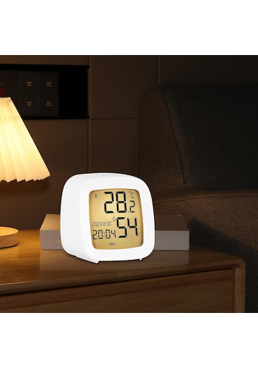 Suntek Kompakt Dijital Çalar Saat Başucu Saati 12/24h Ofis