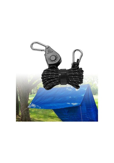 Suntek Cırcırlı Askı Halat Askısı Hızlı Kilitleme Siyah Siyah