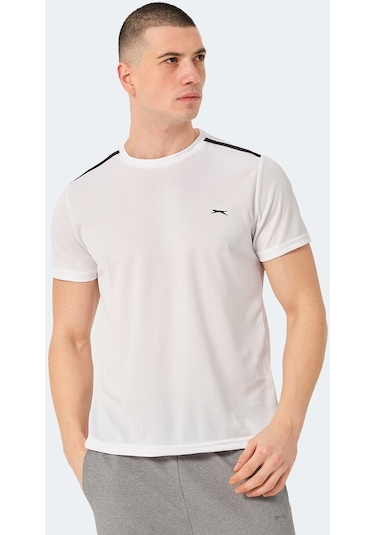 Slazenger READ IN Erkek  Beyaz Tişört