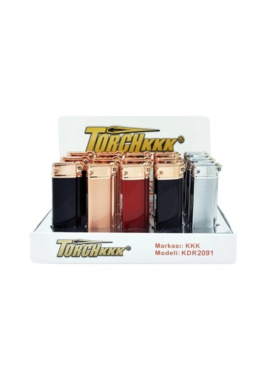 Bronz - Siyah Tek Torch Pürmüz Metal Puro Çakmağı - Tr8072