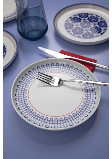 Kütahya Porselen Moderna 6 Kişilik 19 Cm Pasta Takımı Sofia