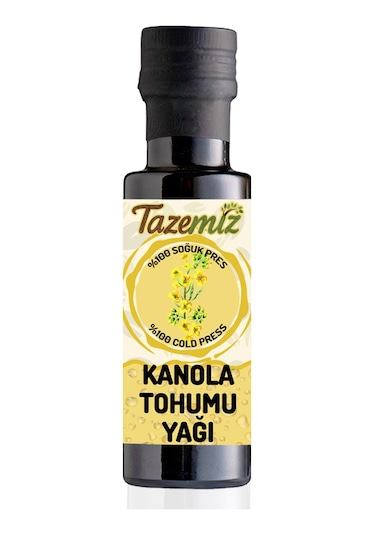 Tazemiz Kanola Tohumu Yağı Soğuk Pres 100 ML