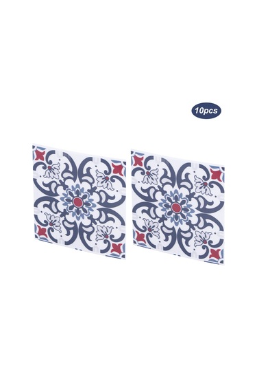 Shineyee 10 Adet 10x10cm Pvc Mutfak Banyo Zemin Duvar Sticker - Suya Dayanıklı, Yağa Dayanıklı, Kayganlık Engellici Dekoratif Duvar Yapıştırıcı Diğer