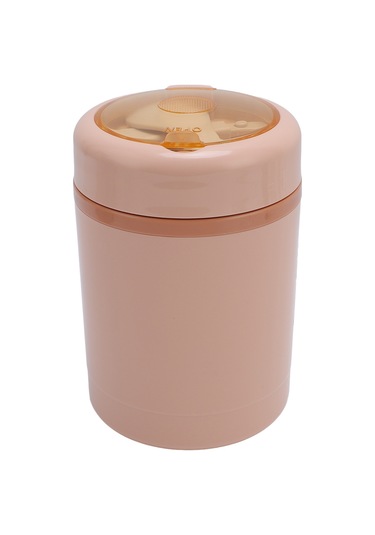 Xindoker 600ml Usb Şarjlı 60 C Sabit Sıcaklıklı 304 Paslanmaz Çelik Leakproof Taşınabilir Yemek Isıtıcı - Pembe