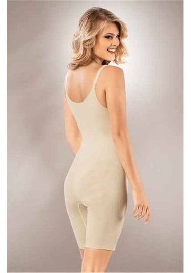 Ayar Askı Tam Boy Body Korse Beyaz