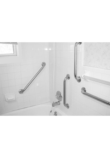 PASLANMAZ ENGELLİ TUTAMAK WC DUŞ KÜVET TUTAMAK 30 CM