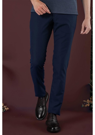 Efor P 1136 Slim Fit Lacivert Klasik Pantolon Lacivert