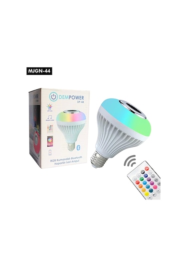 Dempower Rgb Kumandalı Bluetooth Ampül Gün Işığı