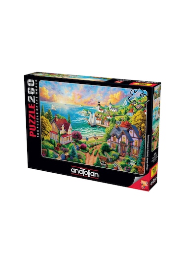 Anatolian 260 Parça xl Puzzle - Sahildeki Köy 3343
