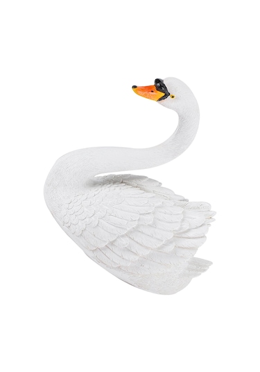 Vkemall Gözenekli Reçine Kargaşığı Heykeli - Bahçe, Havuz Ve Çimenlik Dekorasyonu İçin Serbest Dalgalanan Canlı Görünümlü Aksesuar