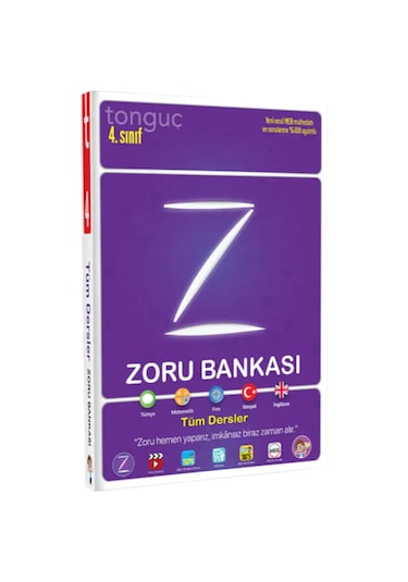 Tonguç Akademi 4. Sınıf Zoru Bankası Tüm Dersler