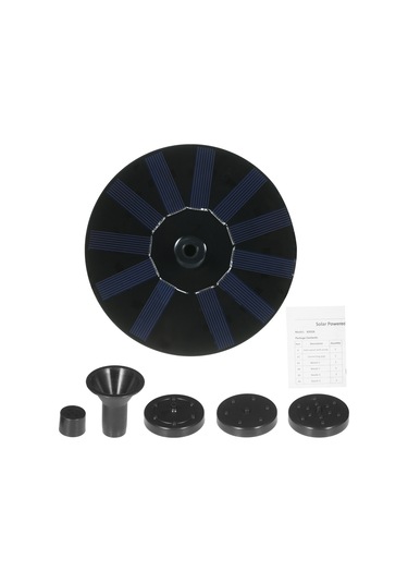 Neevoyu Güneş Enerjili Havuz Fırtınası - 4 Farklı Nozzle İle Dekoratif Su Sprayı, Bahçe Ve Akvaryum İçin