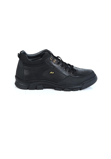 Tardelli 3262 Siyah Kaçuk Kürklü Erkek Deri Bot 001