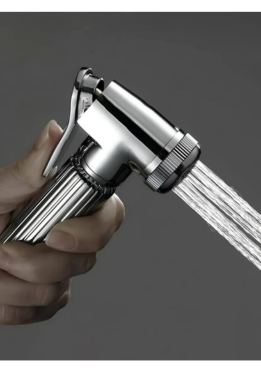Potato Hijyenik Duş İçin Hortumlu Ve Brakete Sahip Seltzer Seti 239162076 Krom