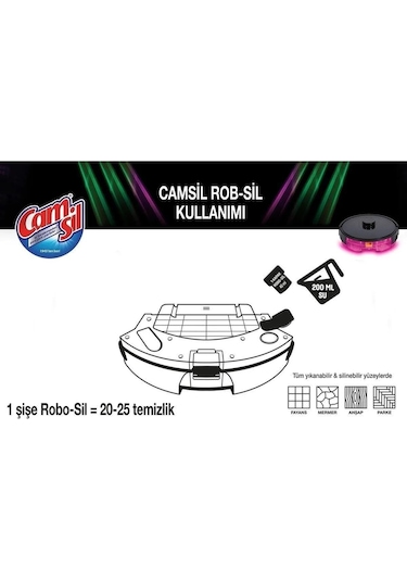 Camsil Robo-Sil Çam Yüzey Temizleyici 900 G