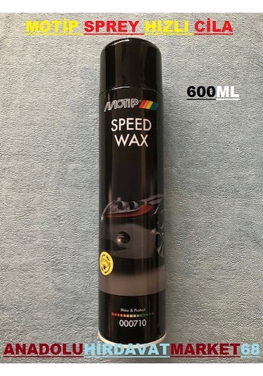 Motip Sprey Oto Cilası 600ml Sprey Hızlı Cila Parlatıcı Cila