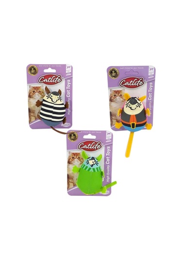 Sevimli Kumaş Fare Kedi Oyuncağı 17 Cm Çeşitli Renklerde