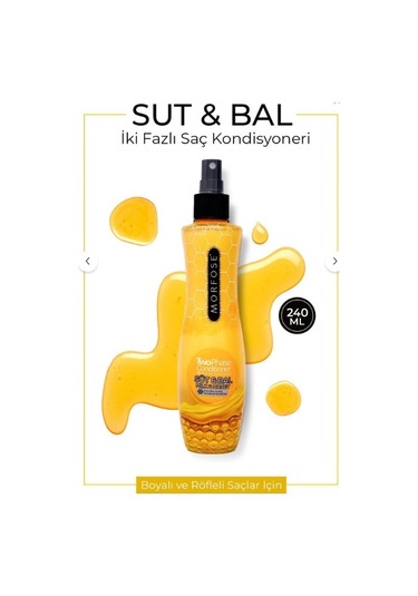 Morfose Çift Fazlı Fön Suyu 240ml Süt Bal