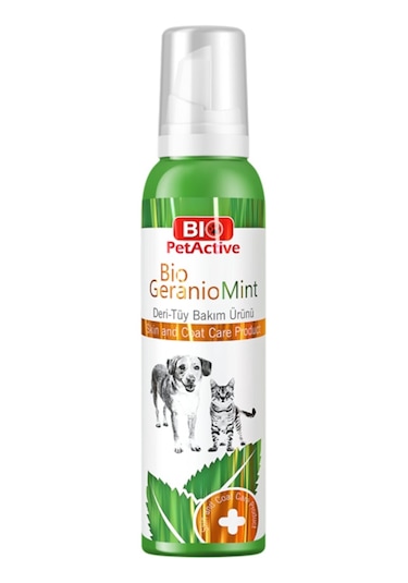 Bio Petactive Geranio Mint Köpek Dış Parazit Tüy ve Deri Bakım Spreyi 100 ML