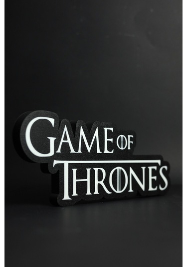 Game Of Thrones - 3 Boyutlu Tabela - 25cm X 10.5cm X 1.5cm