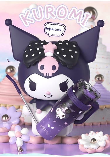 Aurora Büyük Mac Buz Bardağı Termal Bardak Saplı Büyük Kapasiteli Bardak Mor