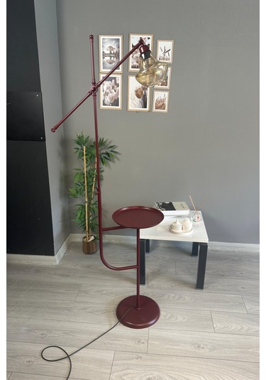 Melk Vişne Çürüğü Gövde Bal Rengi Cam Lambader Tepsili Makas Gövde Modern Oturma Odası Natural