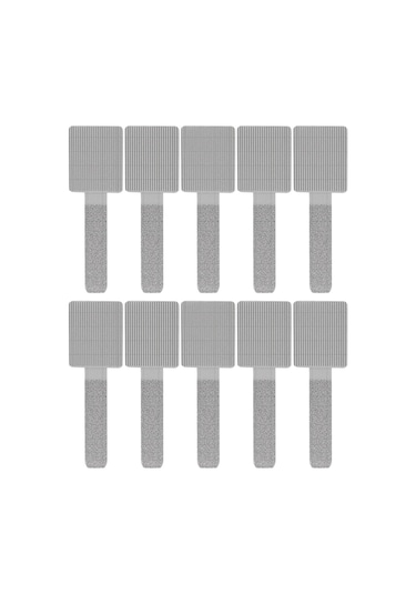 Homyl 10x Yeniden Kullanılabilir Kablo Bağları Veri Gri