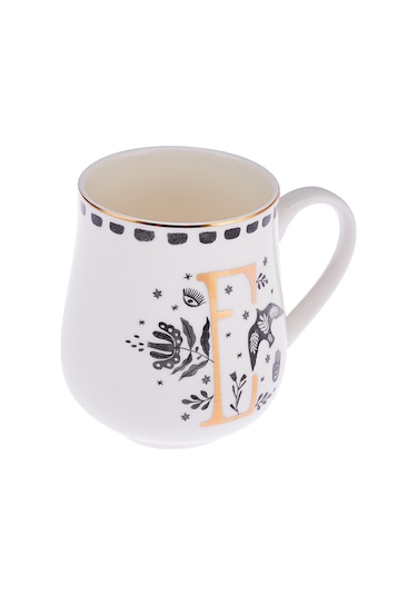 Emsan Artisan E Letter New Bone Kupa 220 Ml