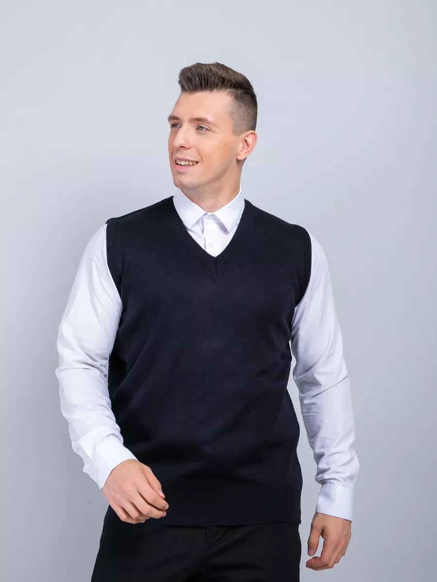 Pralkin İ Ko Erkek Klasik Yelek 10754112 Mavi