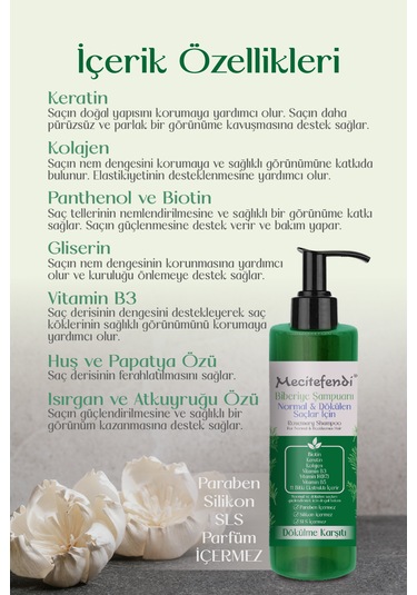 Mecitefendi Dökülme Karşıtı Biberiye Şampuanı 150 ML
