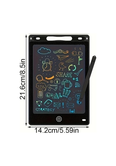Trendooze Gaojunshop01 Yeşil Lcd Çocuk Yazı Tahtası Doodle Eğitici Elektronik Oyuncağı Hediye Yeşil Yeşil