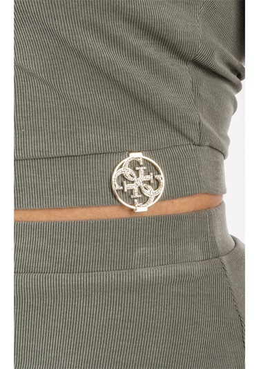 Guess Prisca Kadın Gri Modal Karışımlı Top W5yp14kaql2-g9l4 Gri